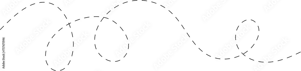 Line spiral dash. Element Design - obrazy, fototapety, plakaty 