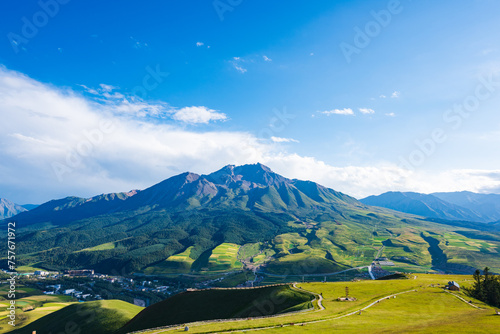 Zhuoer Mountain Scenic Area, Qilian County, Qinghai