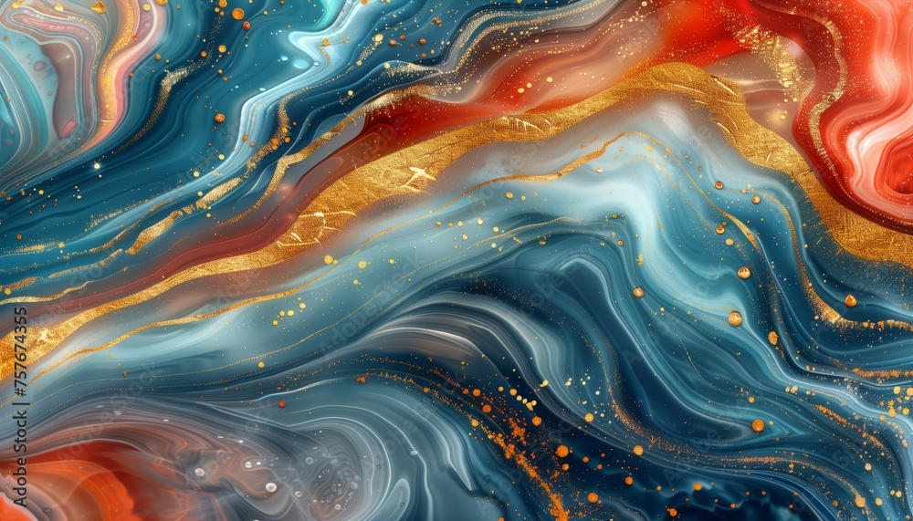 Abstract colorful marble background fluid art painting ink style with a mix colours. Abstract colorful marble background fluid art painting ink style with a mix colours.