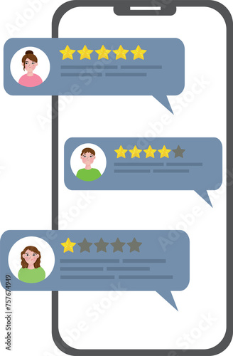 Review of rated bubble speeches with stars