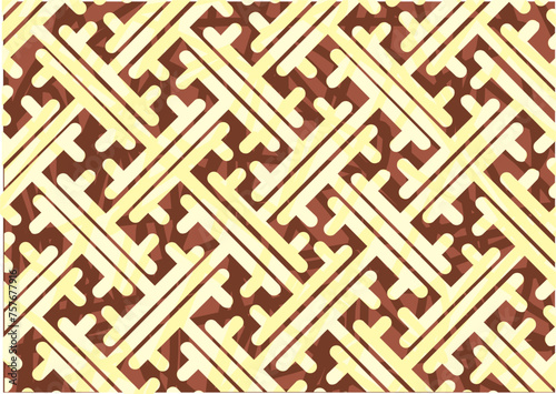 Batik Indonesian: is a technique of wax-resist dyeing applied to whole cloth, or cloth made using this technique originated from Indonesia.