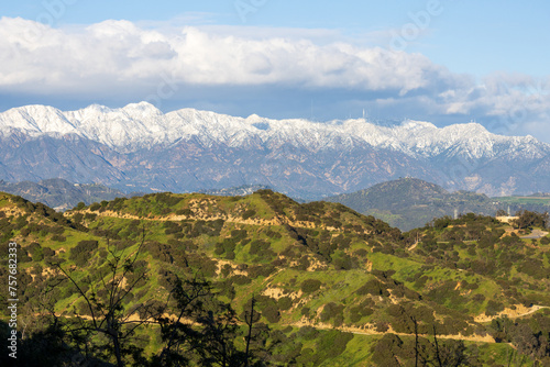 landscape with mountains, Los Angeles, California (ID: 757682333)
