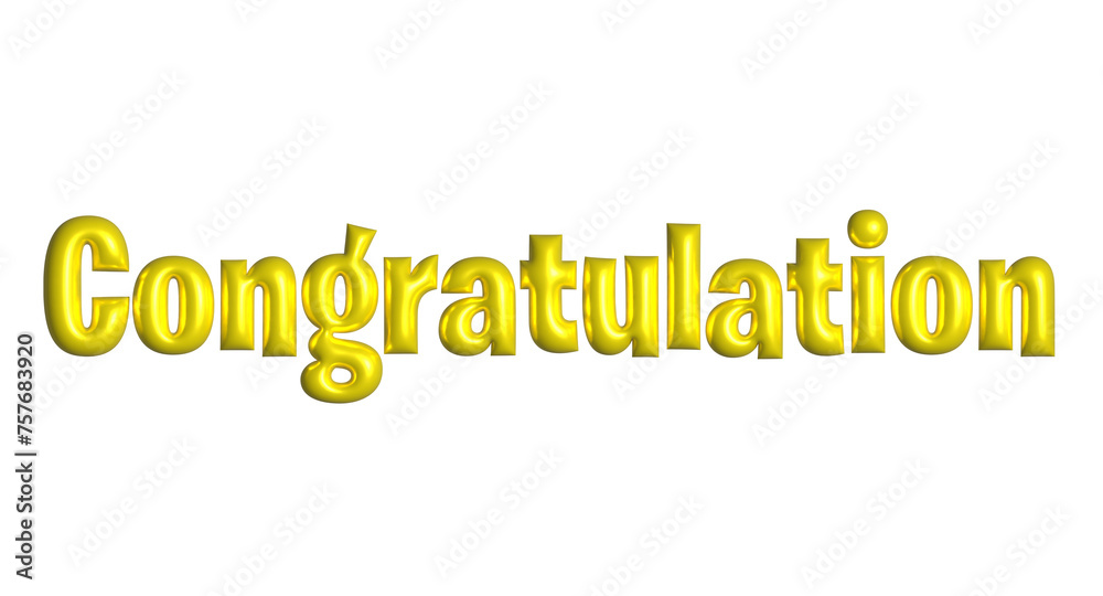 Congratulations 3d Lettering. Congratulations PNG isolated on a transparent background. Congratulations 3d Lettering. Congratulations PNG isolated on a transparent background.