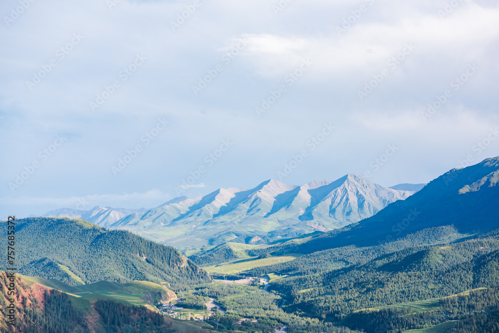 Zhuoer Mountain Scenic Area, Qilian County, Qinghai