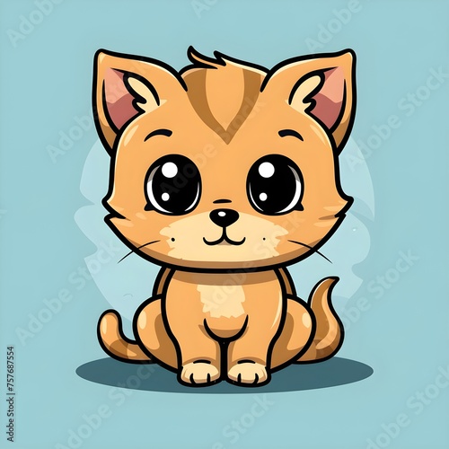 Playful Kitten Logo Design  Charming Mascot for Your Business