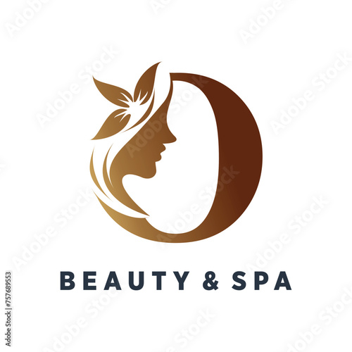 Vector letter o logo design for beauty with creative style