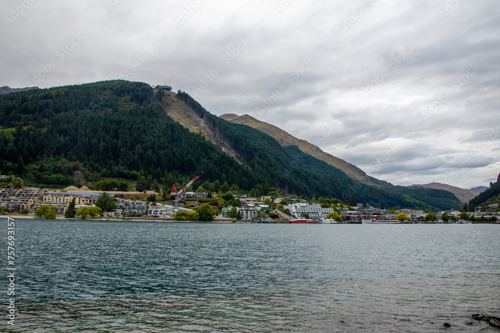 Queenstown , a town in the South Island
