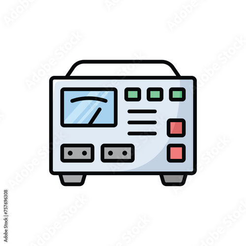 electric stabilizer icon vector design template simple and clean