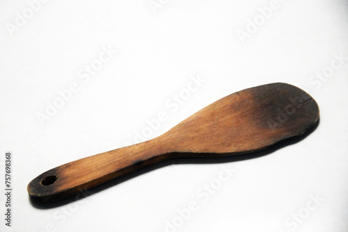 Traditional rice spoons are made of wood