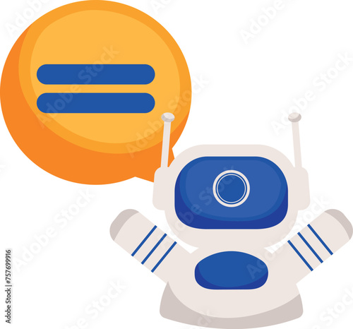 chatbot virtual assistant illustration