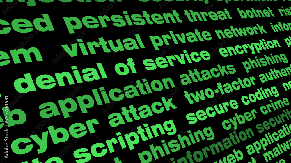 Secure technology and cyber security texts on black background with cybercrime concept and data encryption Secure technology and cyber security texts on black background with cybercrime concept and data encryption