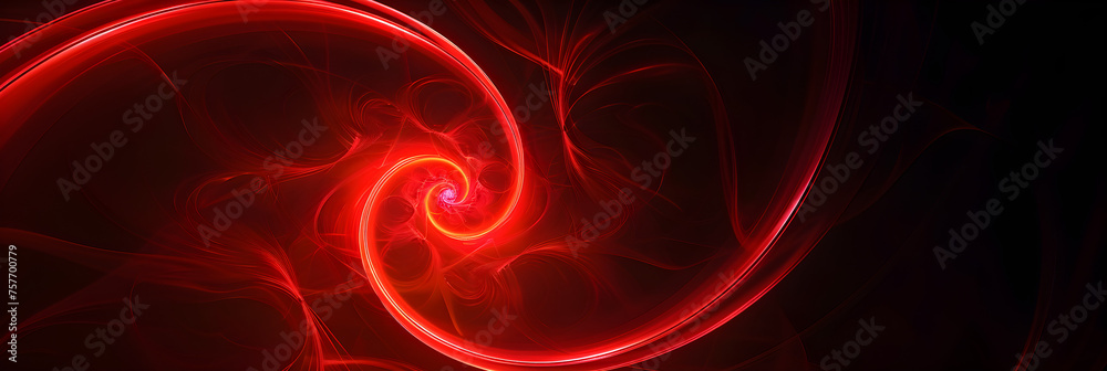 abstract red spirals on black background abstract red spirals on black background