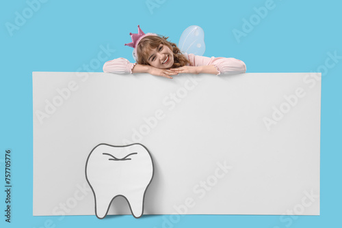 Tooth Fairy with blank post...