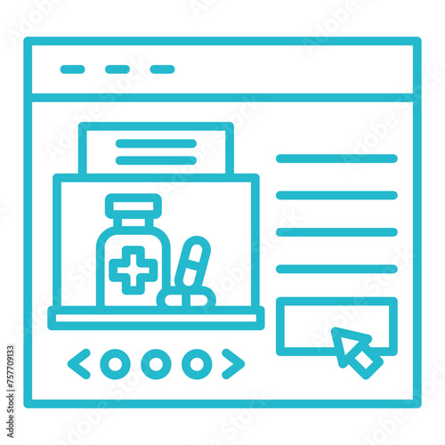 Online pharmacy Icon