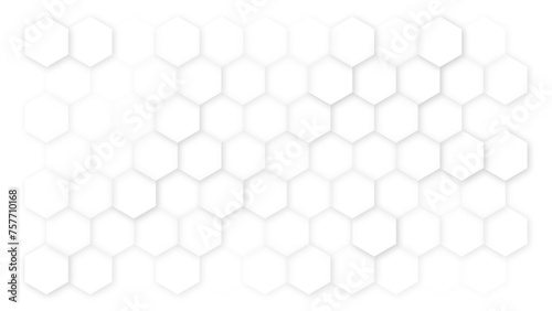 Fototapeta Naklejka Na Ścianę i Meble -  Geometric abstract background with hexagons. Vector abstract background hexagons pattern design