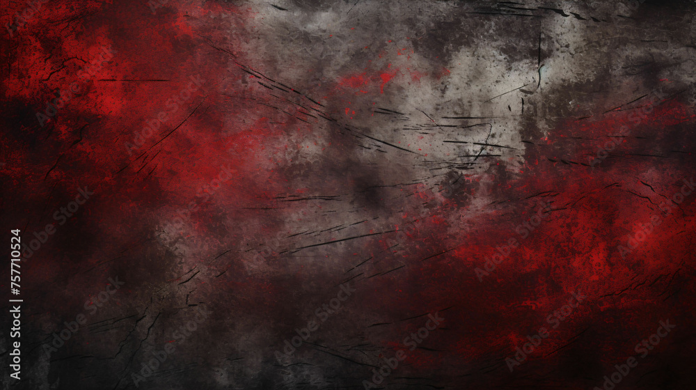 red and black grunge texture painted