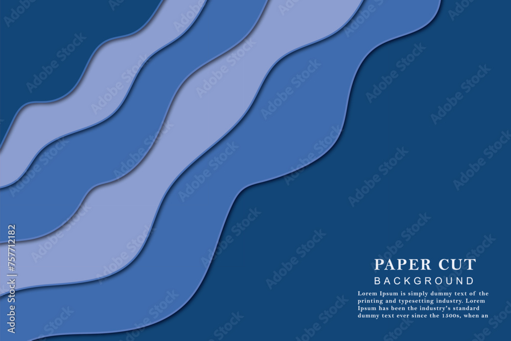 abstract paper cut background