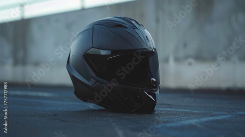 Obraz na płótnie dark unique helmet. strong helmet. w salonie