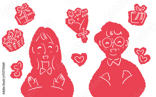 母の日のイラスト