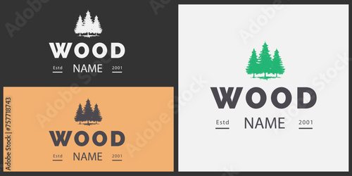 Artistic Landscapes: Woody and Nature Logo Design. #757718743