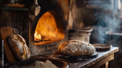 Freshly baked artisan bread...