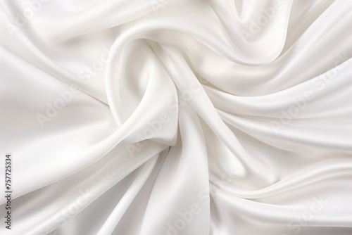 White fabric with pattern that looks like wave
