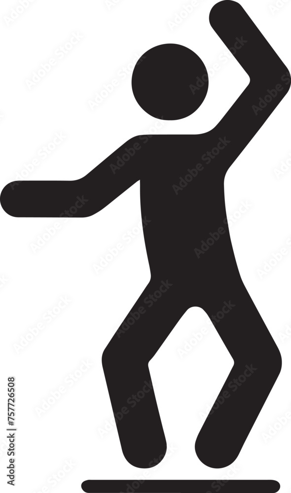 Silhouette of a Dancing Person Silhouette of a Dancing Person
