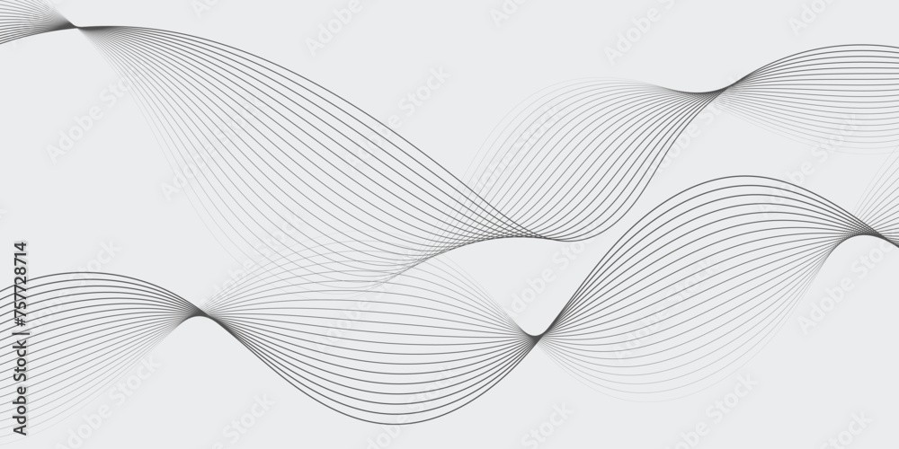 Abstract waves. Vector illustration. EPS10