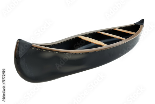 3D cartoon Black canoe © Tor