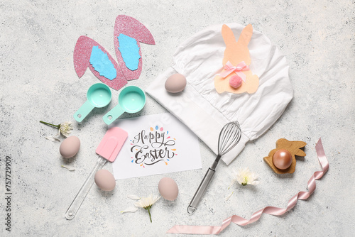 Easter baking preparation w...