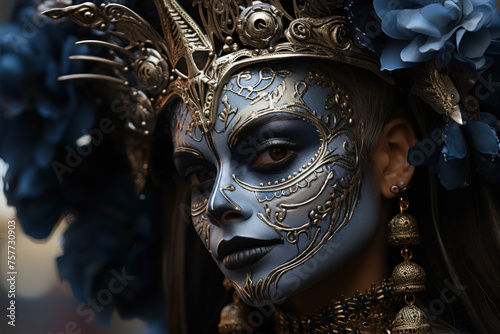 makeup festival day of the dead mexico © siripimon2525
