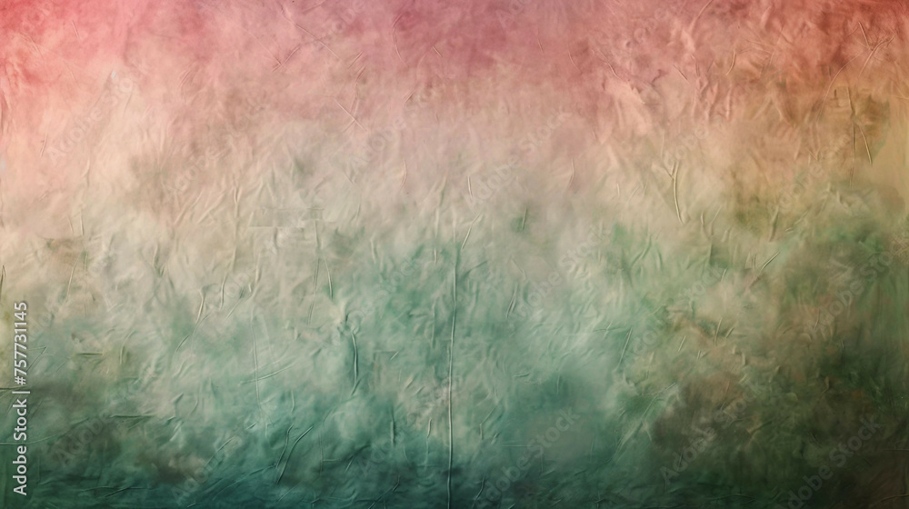 Fototapeta premium Textured Weathered Old Pink and Green Parchment Background