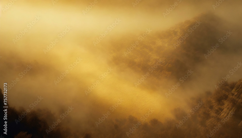 Fototapeta premium fog in the mountains, Ai Generate 