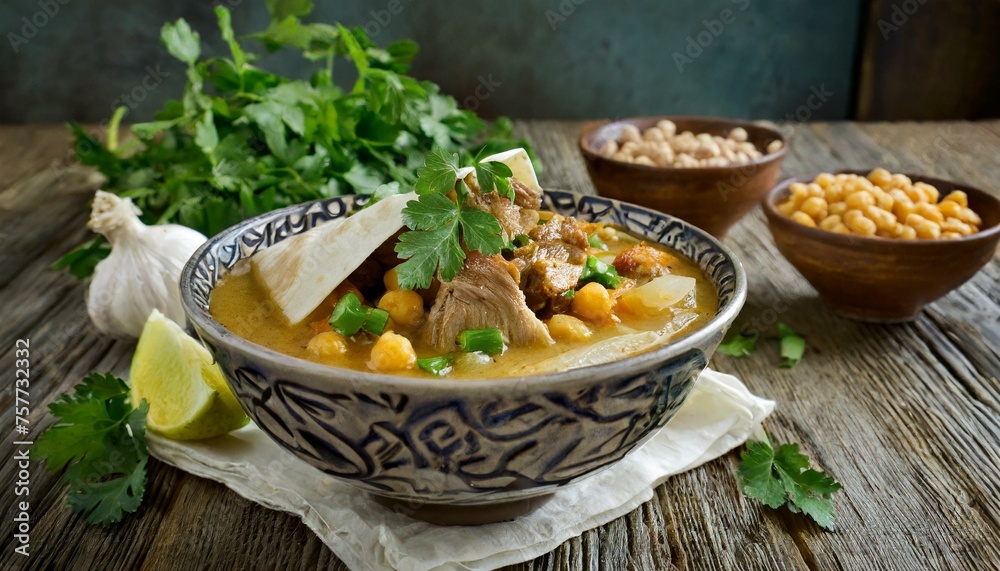 Savory Lamb Shawarma Chickpea Soup: A Flavorful Delight