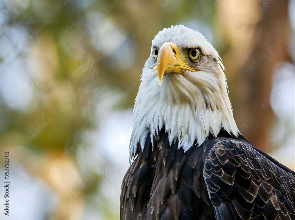 Obraz premium Eagle Close Up Portrait