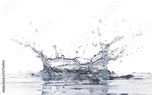The Essence of Clean Water isolated on transparent Background