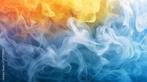 Vibrant Smoke Fusion: Uplifting Abstract for Dynamic Event Backgrounds