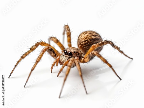 microscope spider with white background