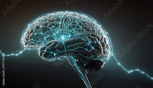 neurons cells concept nerve cells brain neurology network neural biology impulse hormone organism © Andrey