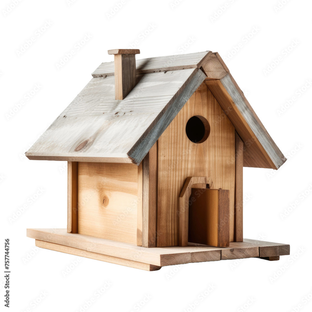 Bird box isolated on transparent a white background Bird box isolated on transparent a white background