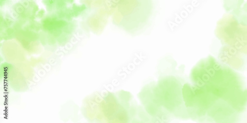 和柄　新緑　水彩　背景