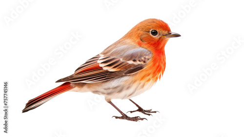 Bird isolated on transparent a white background