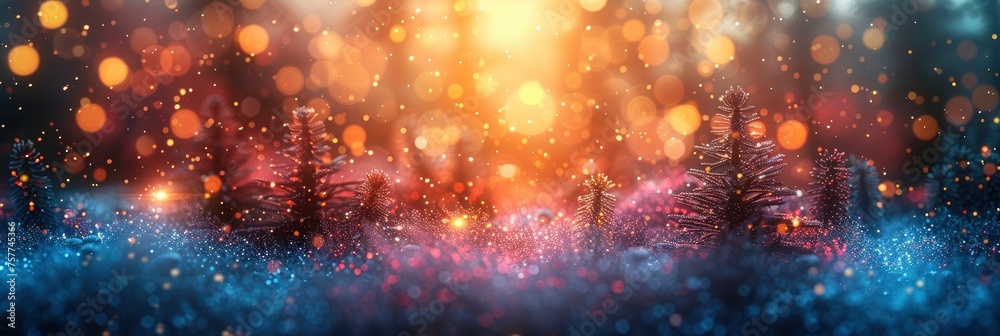 Christmas Background Holiday Glowing, Background Banner HD