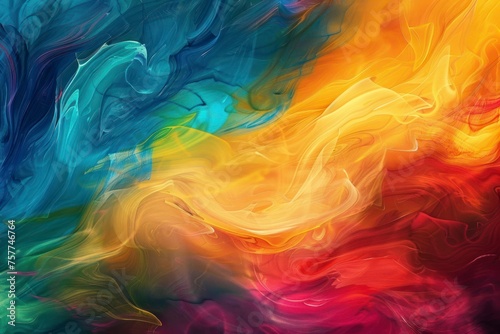 colorful abstract background - generative ai