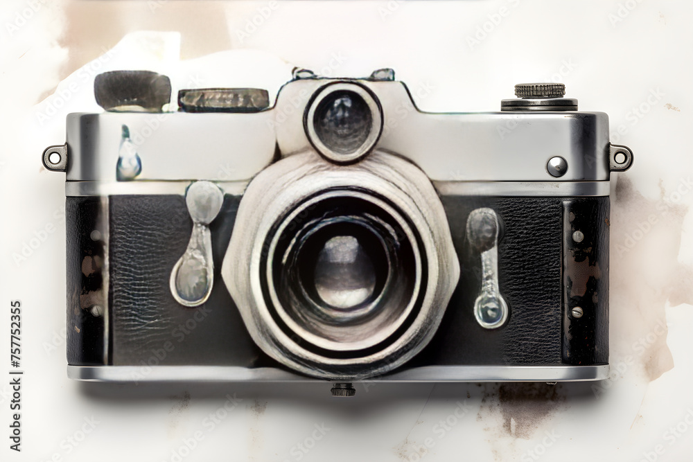 Vintage Camera Reminiscent of Classic Photographic Era