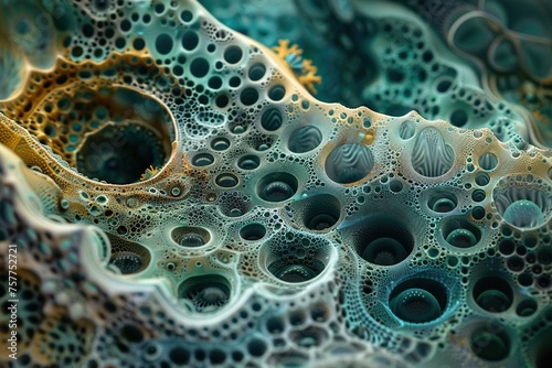 Intricate patterns resembling the delicate details found in underwater landscapes. style of photography