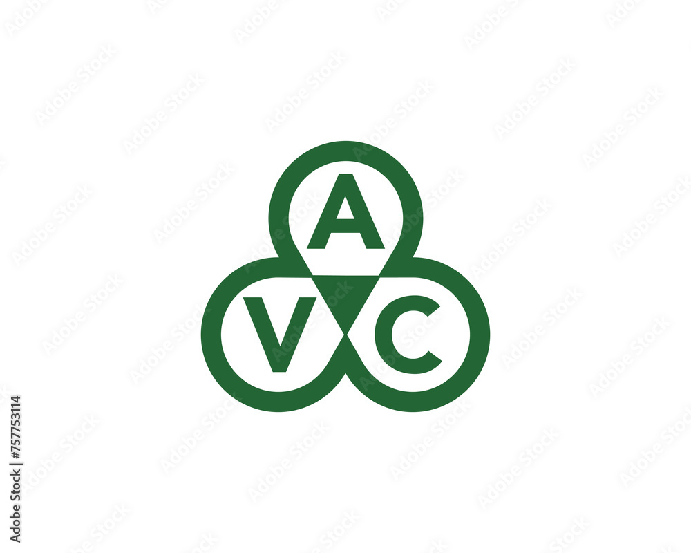 AVC logo design vector template AVC logo design vector template
