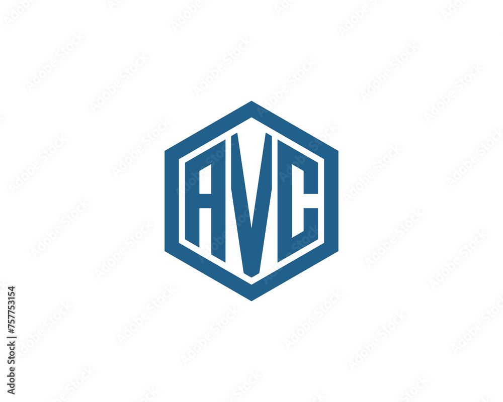 AVC logo design vector template AVC logo design vector template