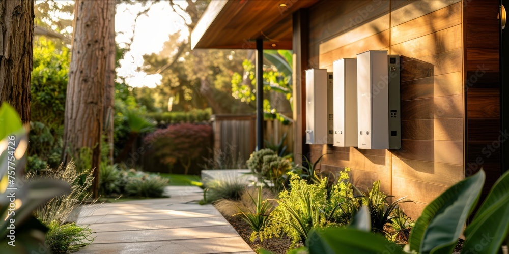 Outdoor home energy storage system