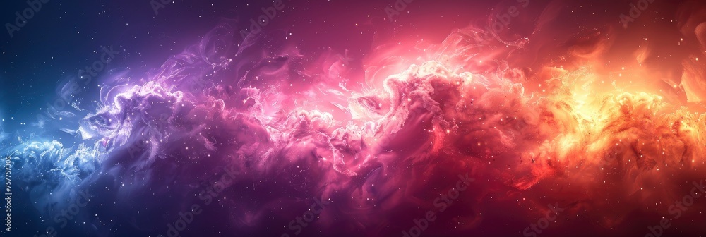 Fototapeta premium Sky Rainbow Background, Background Banner HD